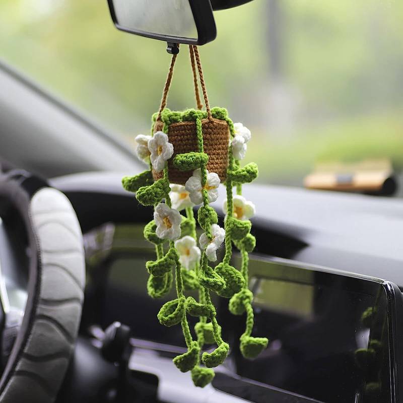 Car-Accessories-Crochet-Adding-Style-and-Comfort-to-Your-Ride Delicate Leather