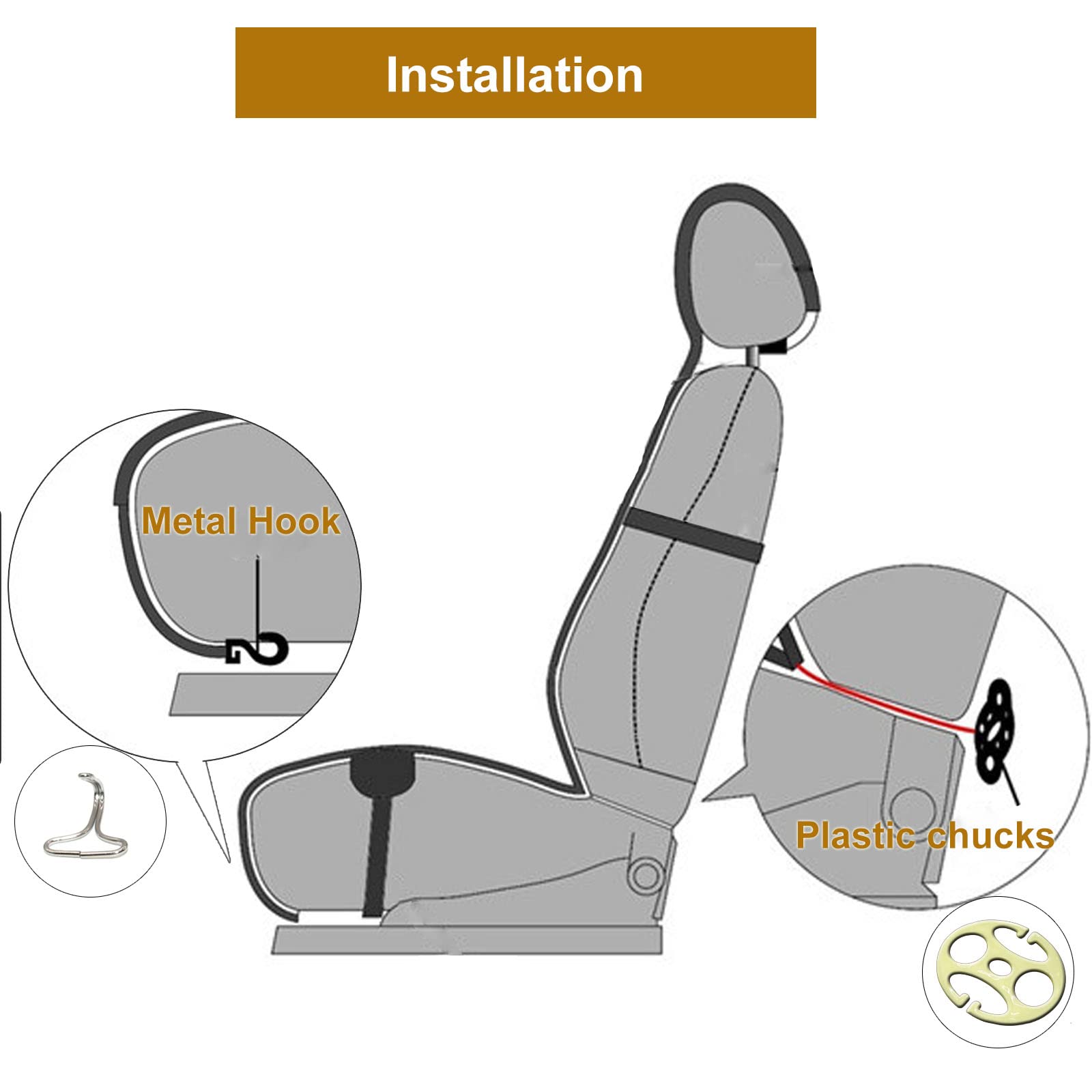 A-Comprehensive-Guide-How-to-Install-Car-Seat-Covers-with-Hooks Delicate Leather