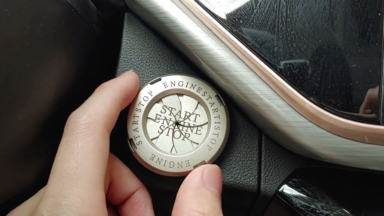 Car-Engine-Start-Button-Covers-Enhance-the-Look-of-Your-Vehicle Delicate Leather