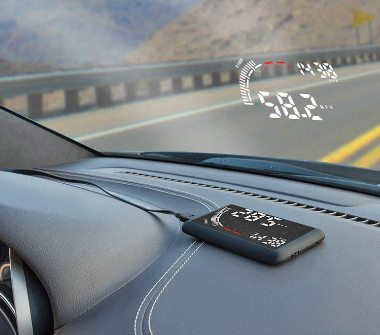 Enhance Your Drive with Car Windshield HUD Futuristic HeadsUp