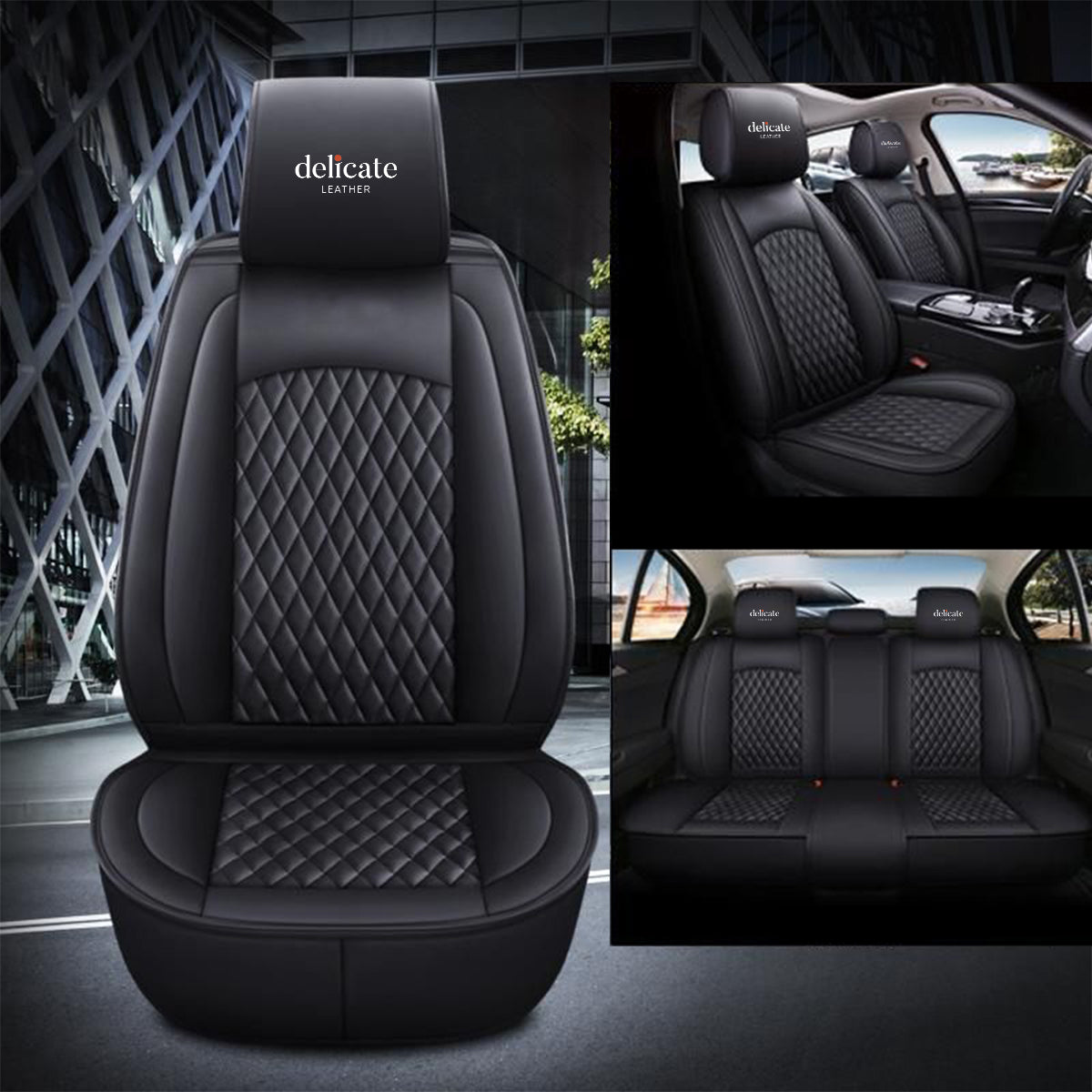 Leather bucket seat covers best sale