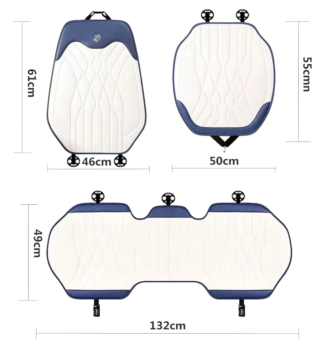 Car Seat Cushion Protector Pad – Breathable, Anti-Slip & Stylish Universal Cover, Gift For Mother's Day 2025 - Delicate Leather