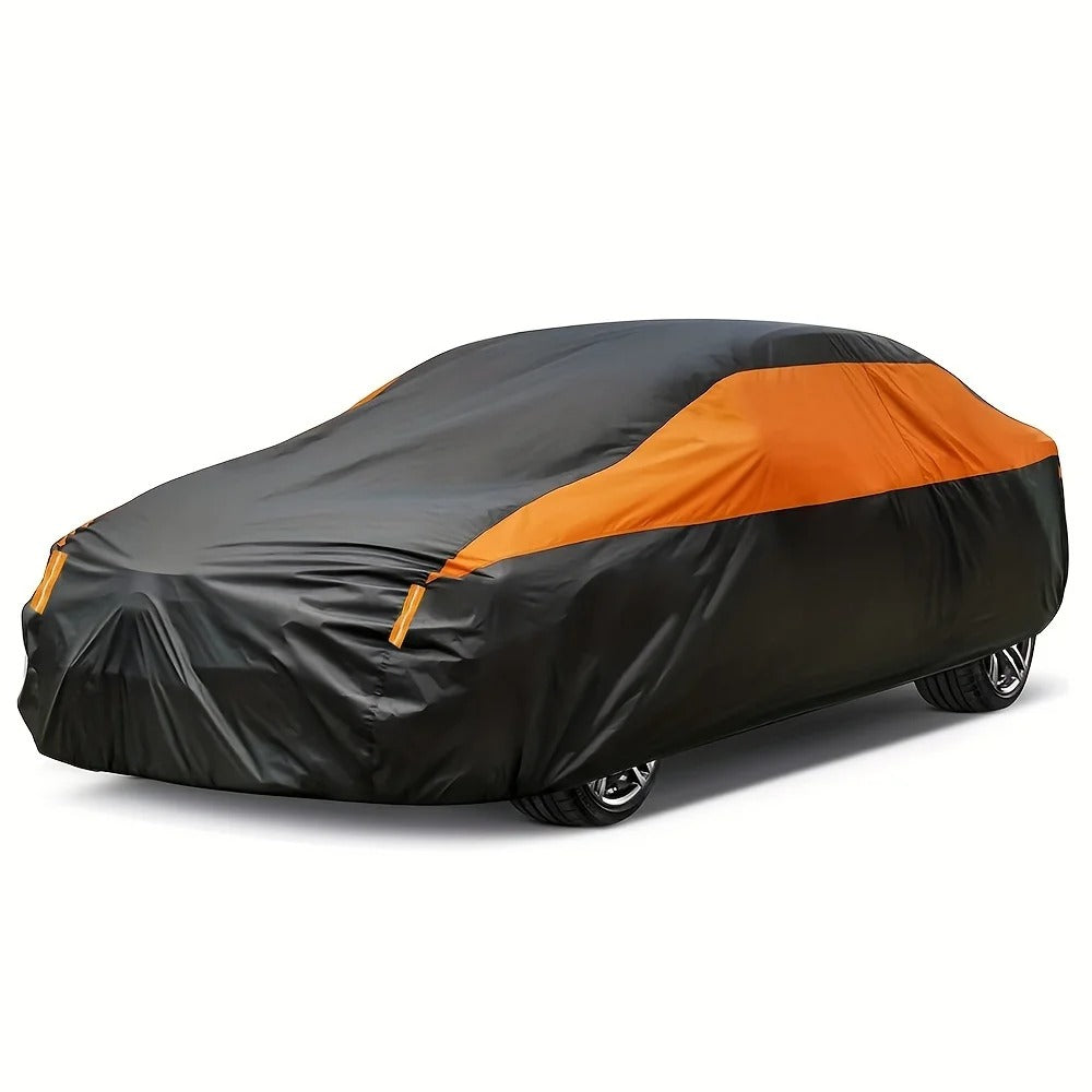 Universal Waterproof Car Cover for Sedan & SUV – All-Weather Protection Against Sun, Rain, Snow, UV & Dust – 190T Full Outdoor Cover