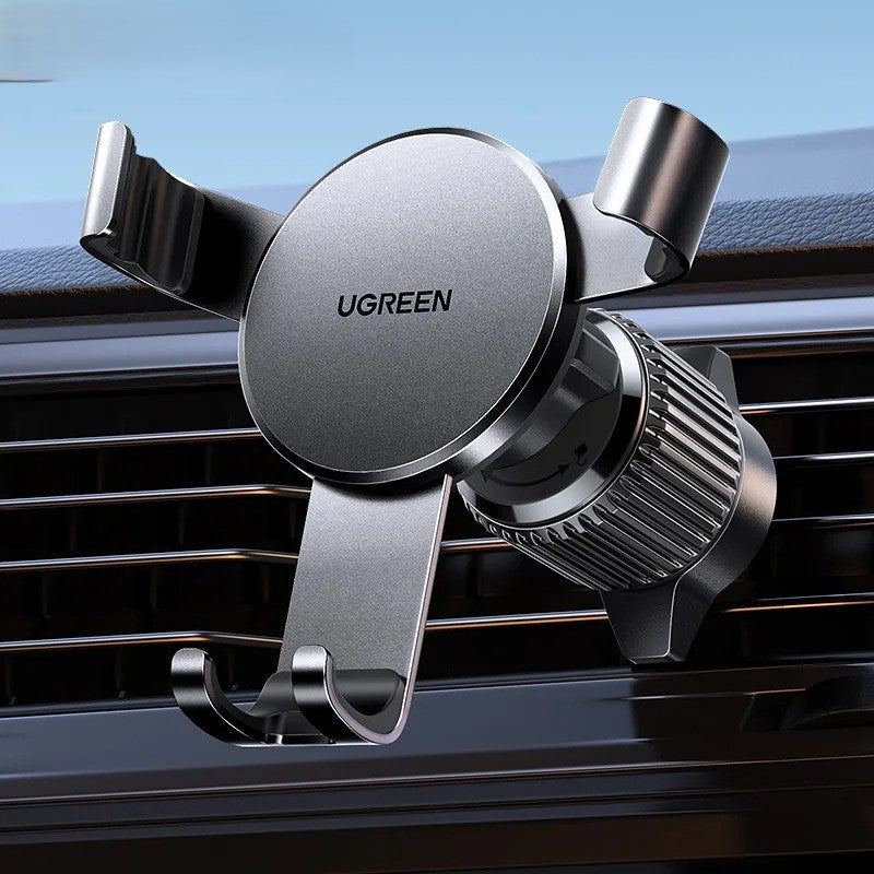 Gravity Car Phone Holder - Air Vent Stand for Phone - Delicate Leather