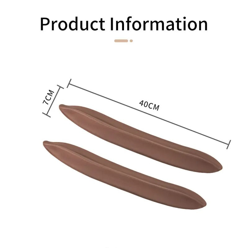 Plug-In Car Interior Gap Strip – Elastic EVA Filling Insert for Console and Seat Divider - Delicate Leather