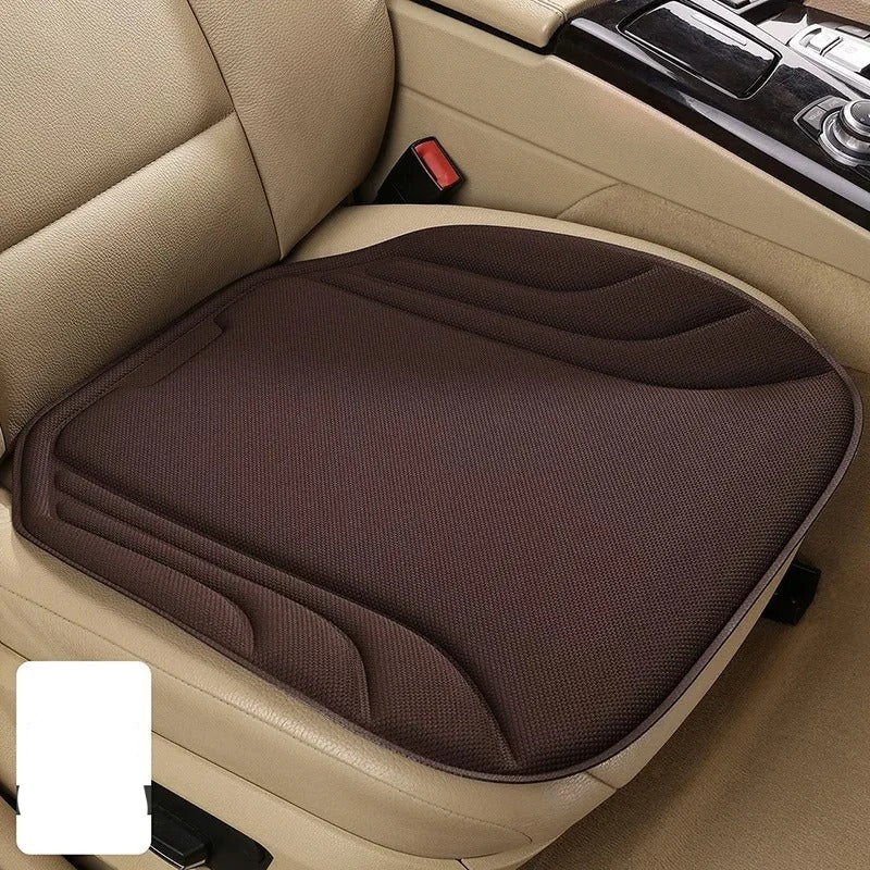 Breathable Car Seat Cushion – Universal Non-Slip Front Seat Cover for Summer - Delicate Leather