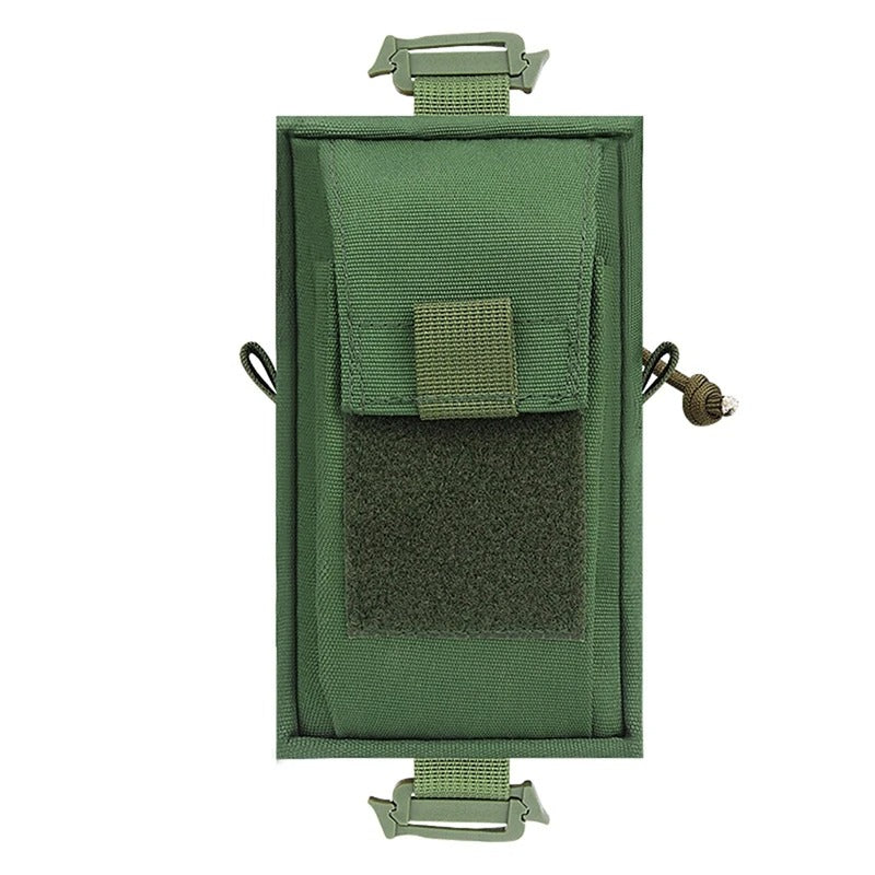 Bag Belt Waist Fanny Pack, Multifunctional Mobile Phone Pouch Holder Case, Camping Hunting First Aid Gear Purse - Delicate Leather