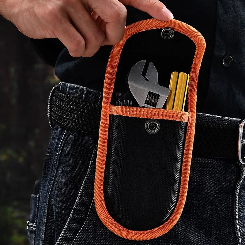 1PC Oxford Nylon Folding Knife Sleeve, Outdoor Camping Hiking Nylon Case, Army Knives Cover Bags Pouch Organizer - Delicate Leather
