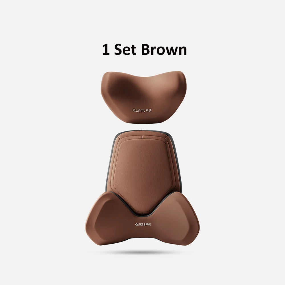 Car Headrest Pillow Auto Neck Cushion Car Back Lumbar Pillow Slow Rebound Guard Head Support for Universal Car