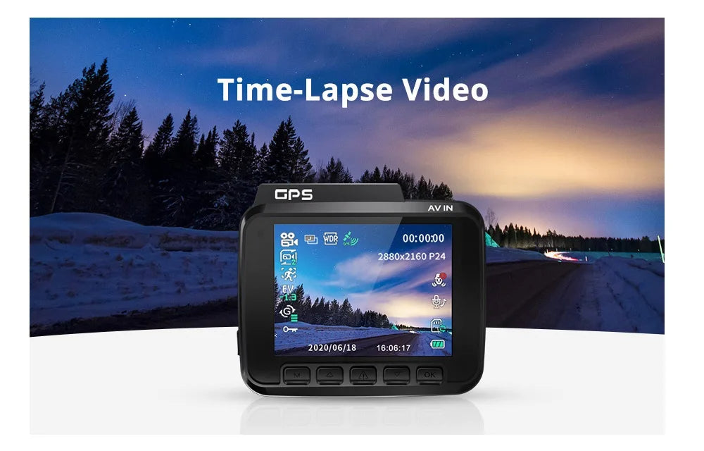 4K Dash Cam GS63H – Built-In GPS, Wi-Fi, G-Sensor, and Motion Detection Car DVR 30 - Delicate Leather