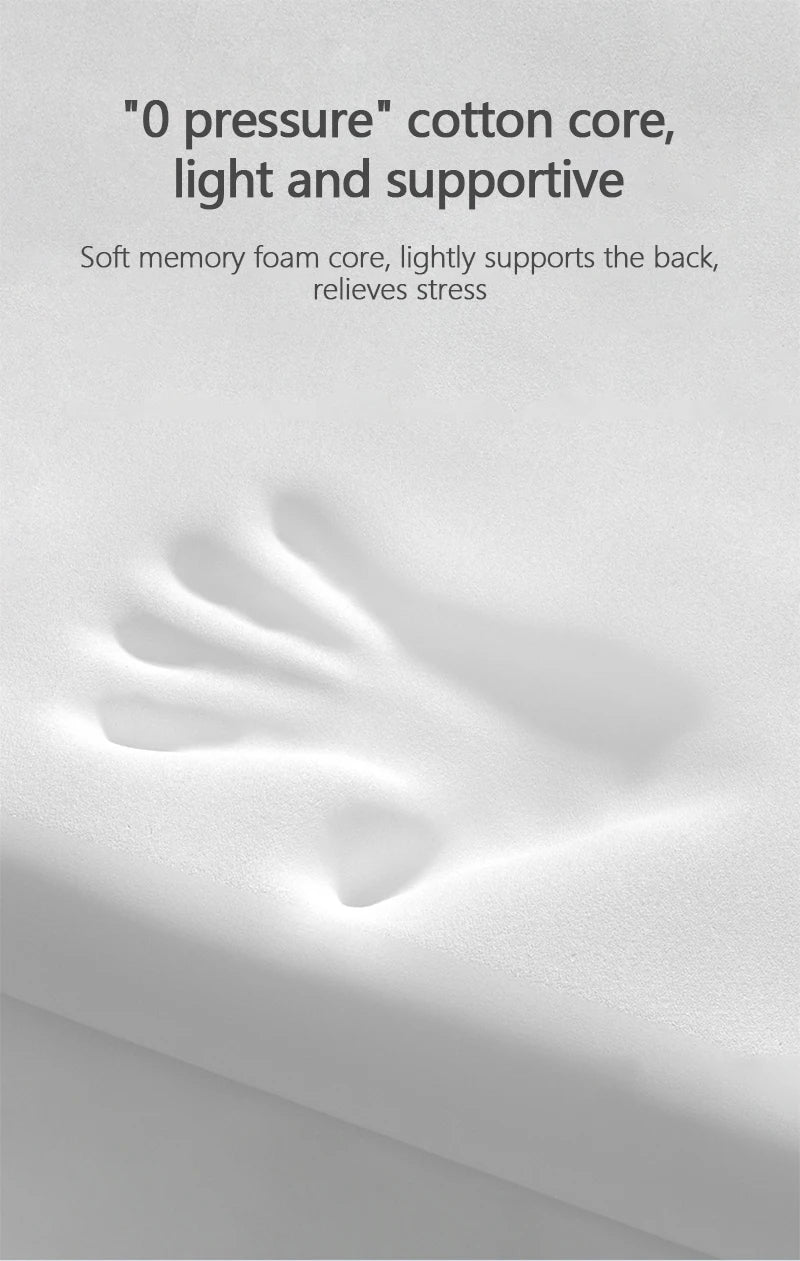 Car Headrest Pillow Auto Neck Cushion Car Back Lumbar Pillow Slow Rebound Guard Head Support for Universal Car - Delicate Leather