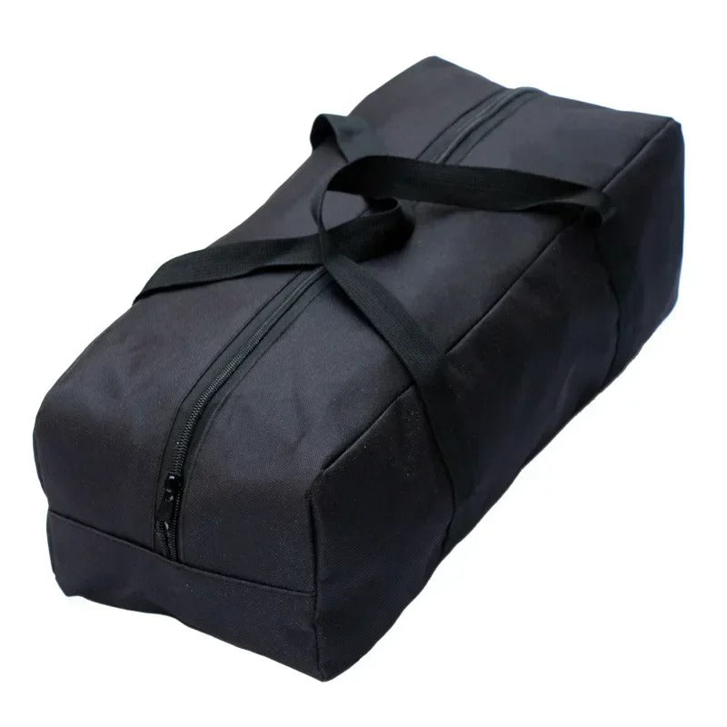Outdoor 600D Camping Tent Storage Bag Oxford Black Camping Hiking Picnic Carry Bag Fishing Rod Tent Pole Widened And Thickened - Delicate Leather