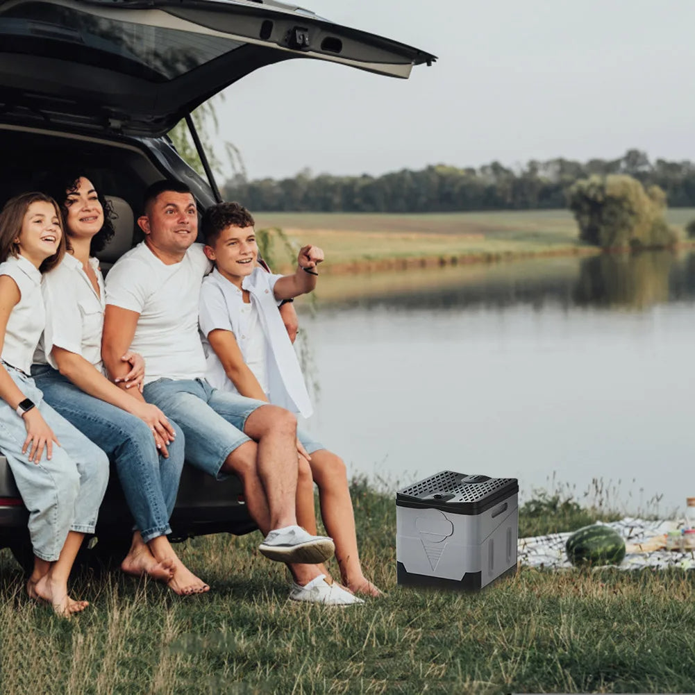 Travel Portable Car Emergency Toilet with cover Outdoor Folding Camping Toilet for Camping Hiking Boat Road Trips Beach - Delicate Leather