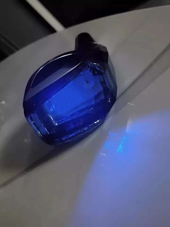 Universal Crystal LED Gear Shift Knob | Stylish Car Gear Head with Illuminated Design (SP17) - Delicate Leather