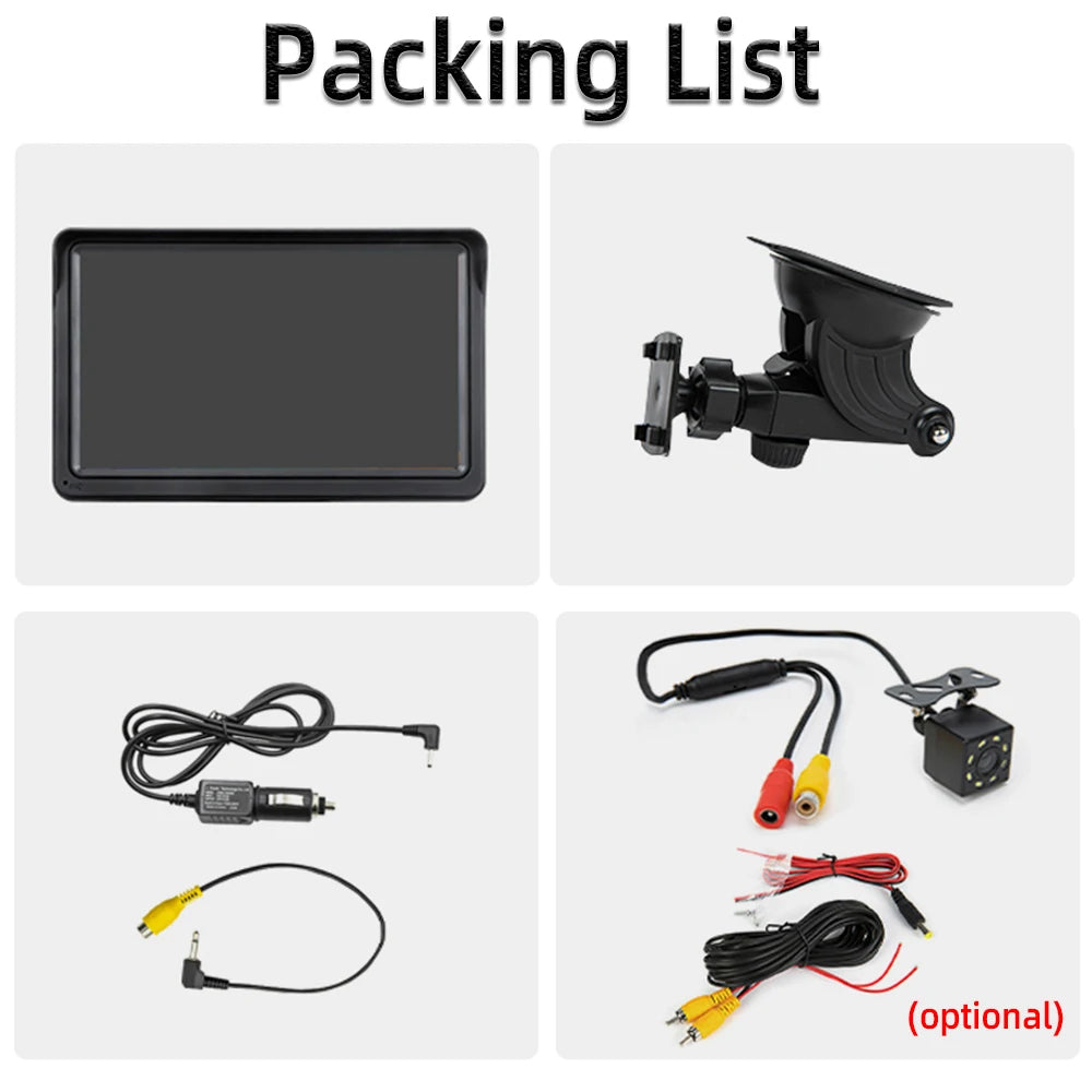 Portable 7-Inch Car Radio with CarPlay & Android Auto – HIPPBQCC Touch Screen Video Player, USB AUX, Rear View Camera Support 18 - Delicate Leather