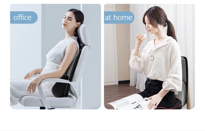 Car Headrest Pillow Auto Neck Cushion Car Back Lumbar Pillow Slow Rebound Guard Head Support for Universal Car - Delicate Leather