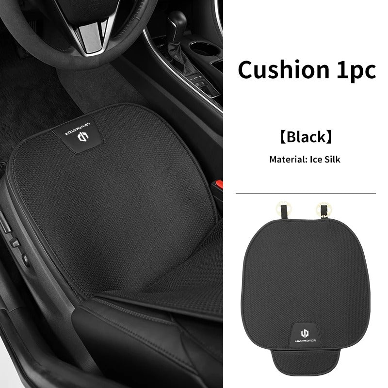 Breathable Ice Silk Car Seat Cushion – Non-Slip Universal Seat Pad