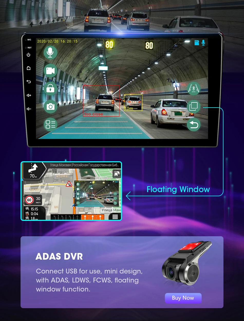 Universal 2Din Android 12 Car Radio – 9"/10" Head Unit with CarPlay, GPS Navigation, and Multimedia 24 - Delicate Leather