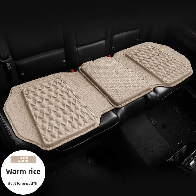 Gel Car Seat Cushion – Breathable Ventilated Non-Slip Universal Seat Pad - Delicate Leather