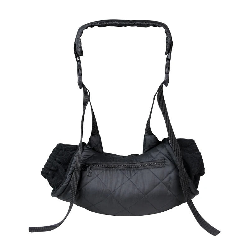 Electric Heated Pad Hand Warmer Bag, Heating Glove for Outdoor Camping with 3 Levels Heat Setting, USB Hand Warmer Heater - Delicate Leather