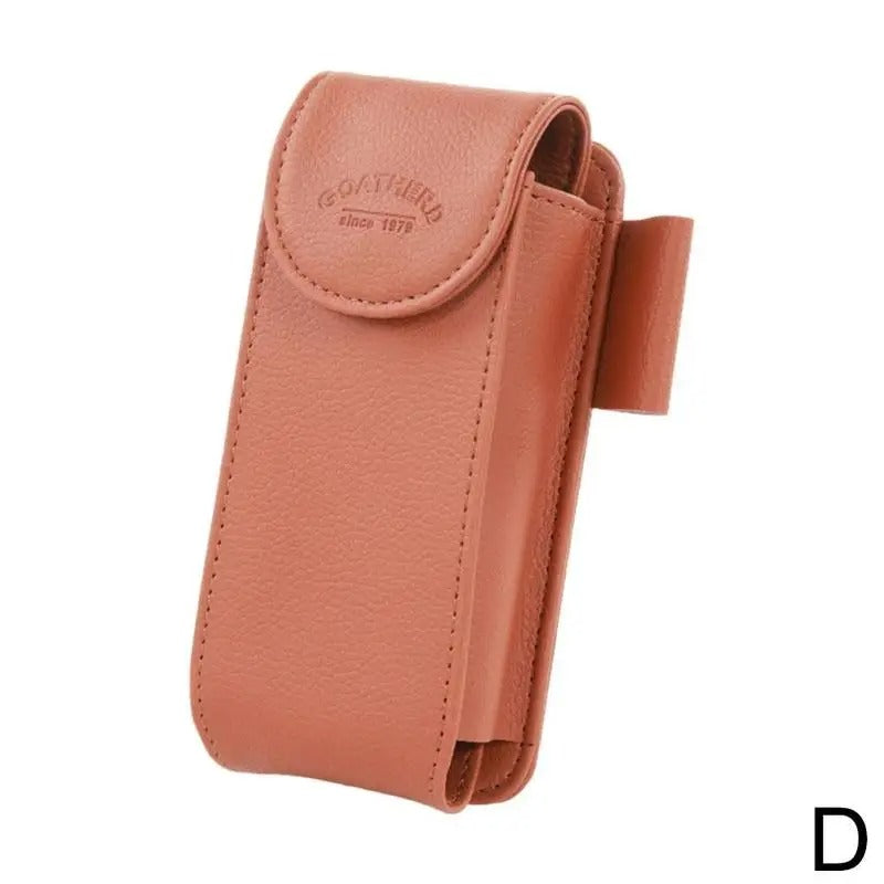 Car Sunglass Holder - PU Leather Sun Visor Glasses Case Organizer - Delicate Leather