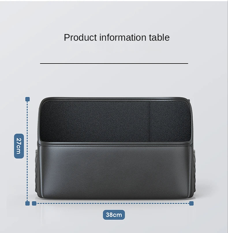 Leather Car Seat Middle Hanger Storage Bag Luxury Auto Handbag Holder Between Seats Tissue Water Cup Pockets Stowing Tidying - Delicate Leather