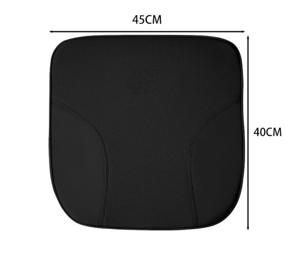 Delicate Leather Car Seat Cushion – Custom Fit for Honda, Memory Foam Height Booster for Car & Office - Delicate Leather