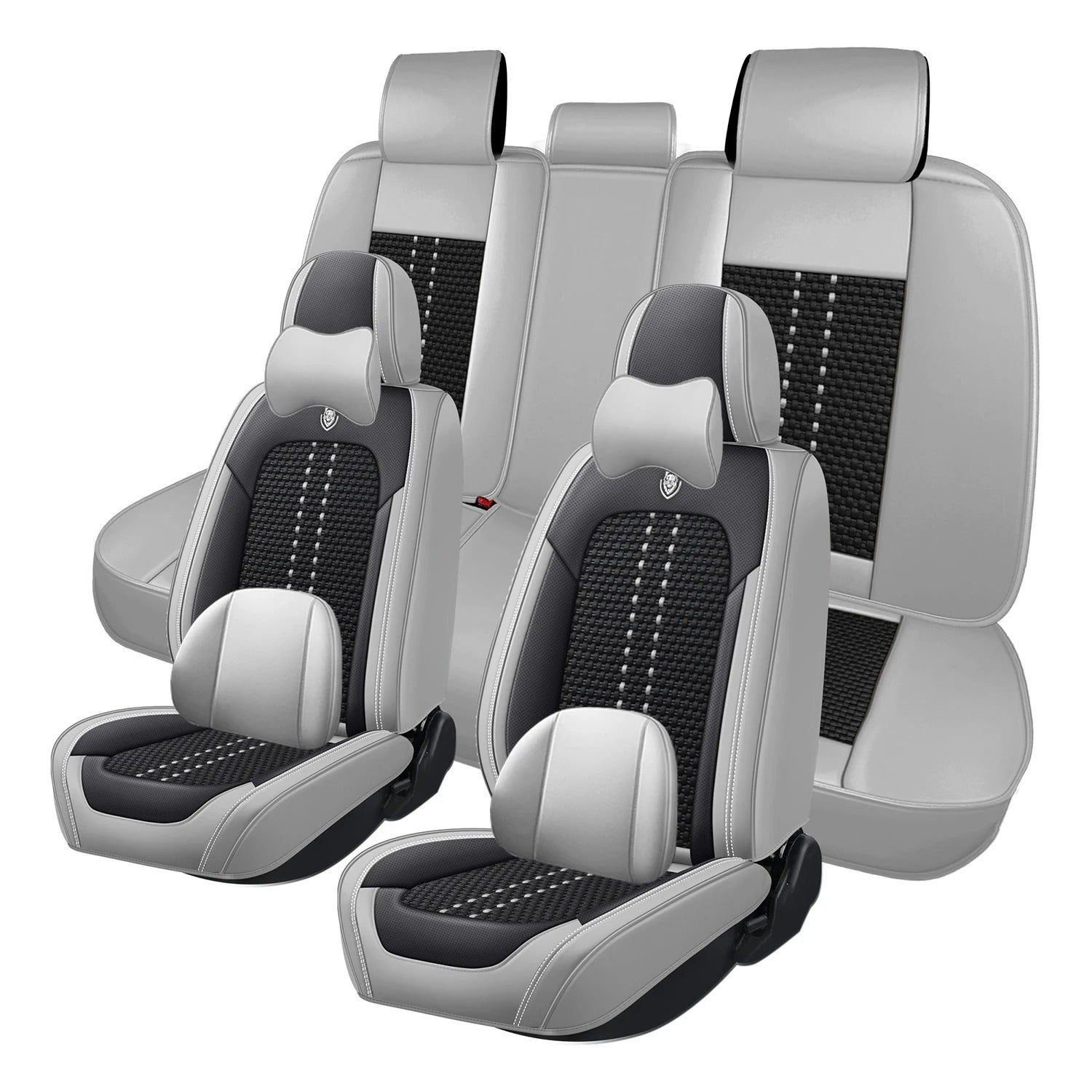 Full Set Leather Car Seat Covers for Toyota Corolla (2009–2023) – Universal Fit, Airbag Compatible - Delicate Leather