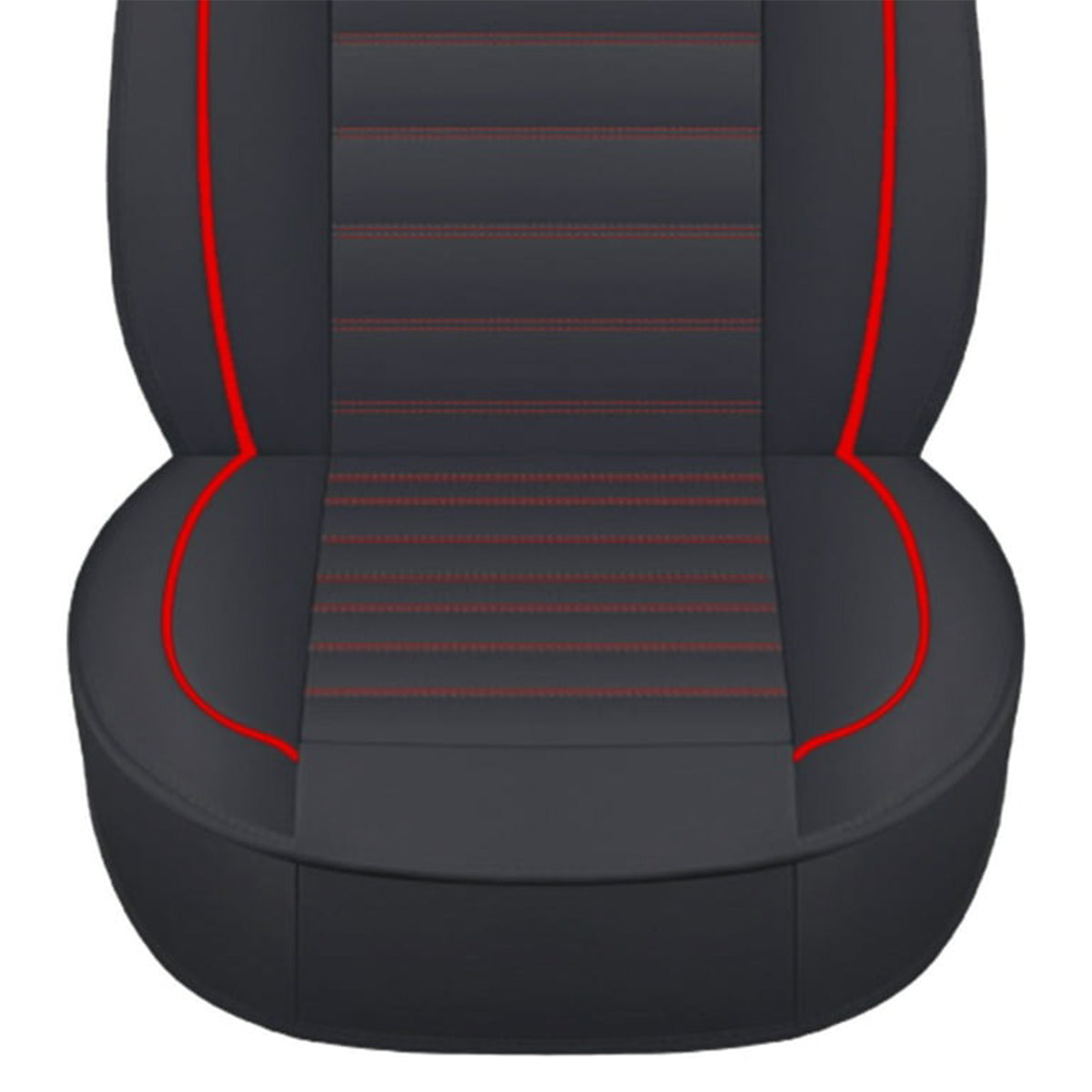 Full Set Car Seat Covers – Leather Front Split and Rear Bench Cushion for Complete Interior Protection 03 - Delicate Leather