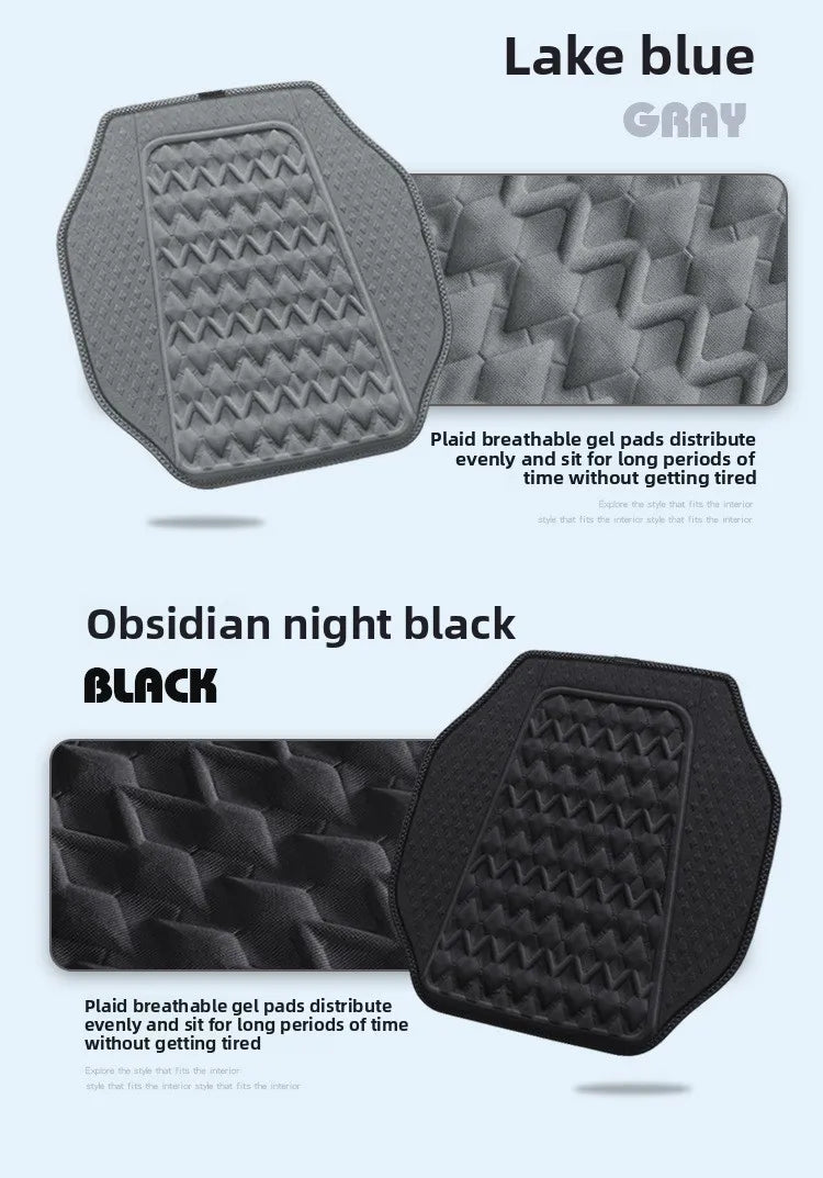 Gel Car Seat Cushion – Breathable Ventilated Non-Slip Universal Seat Pad