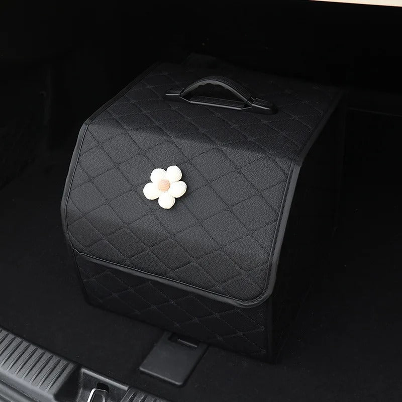 Cute Car Trunk Organizer for Women – Foldable, Versatile & Stylish Storage Solution