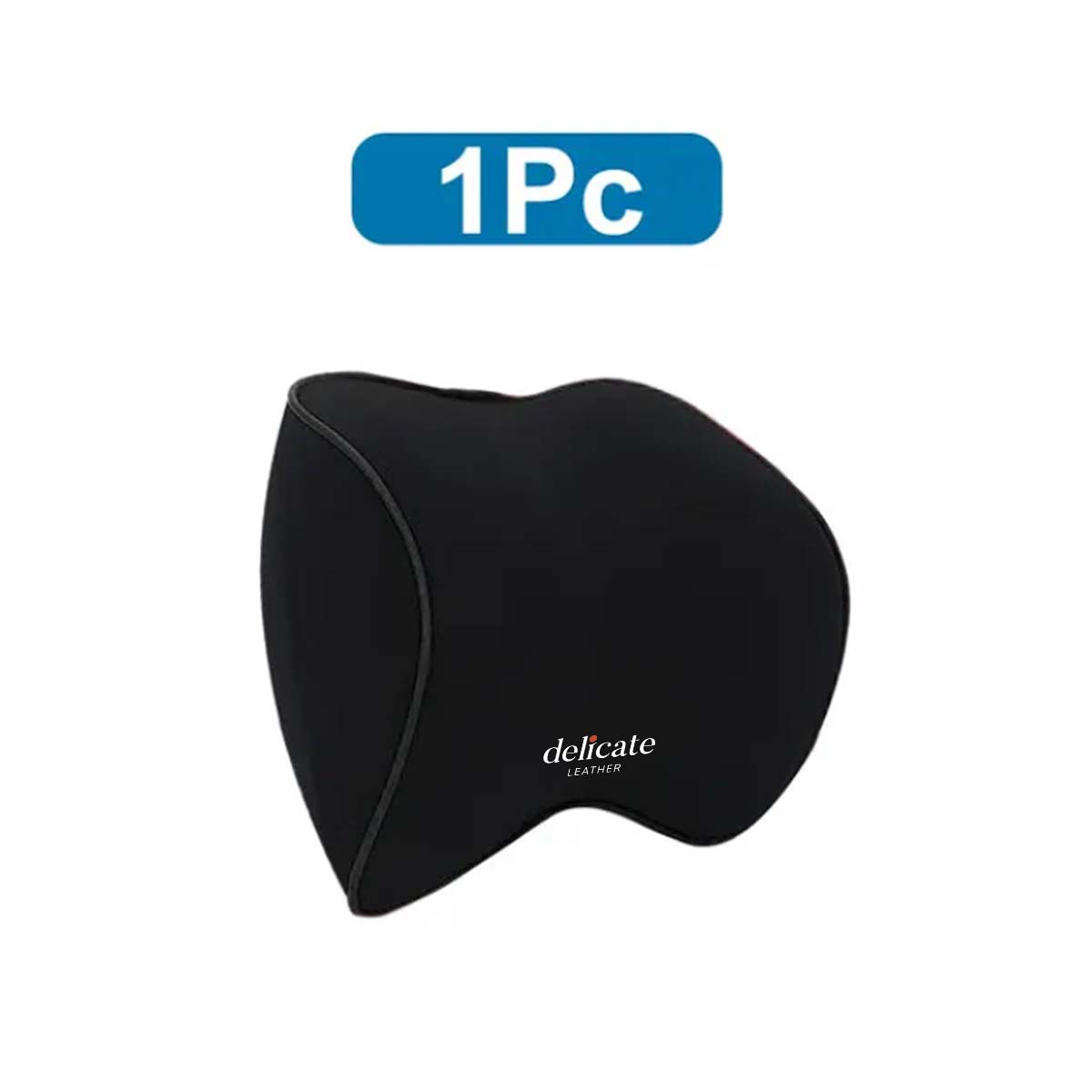 Delicate Leather Neck Pillow, Fit with all car, Car Seat Headrest Neck Rest Cushion for Driving Seat Auto Head Rest Neck Support - Delicate Leather