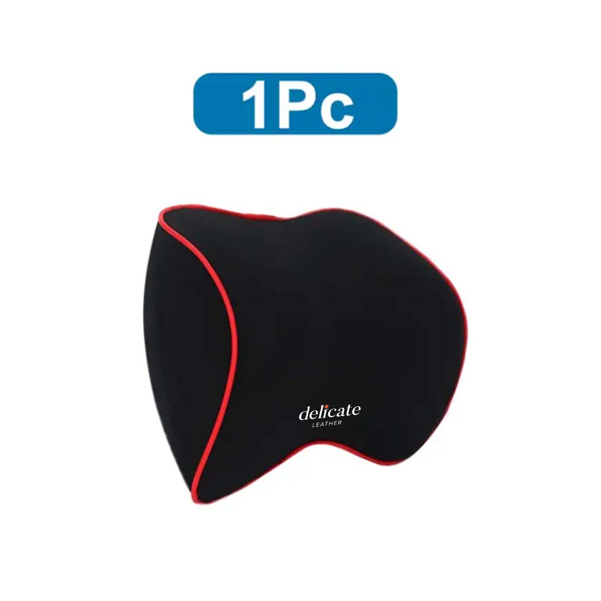 Delicate Leather Neck Pillow, Fit with all car, Car Seat Headrest Neck Rest Cushion for Driving Seat Auto Head Rest Neck Support - Delicate Leather
