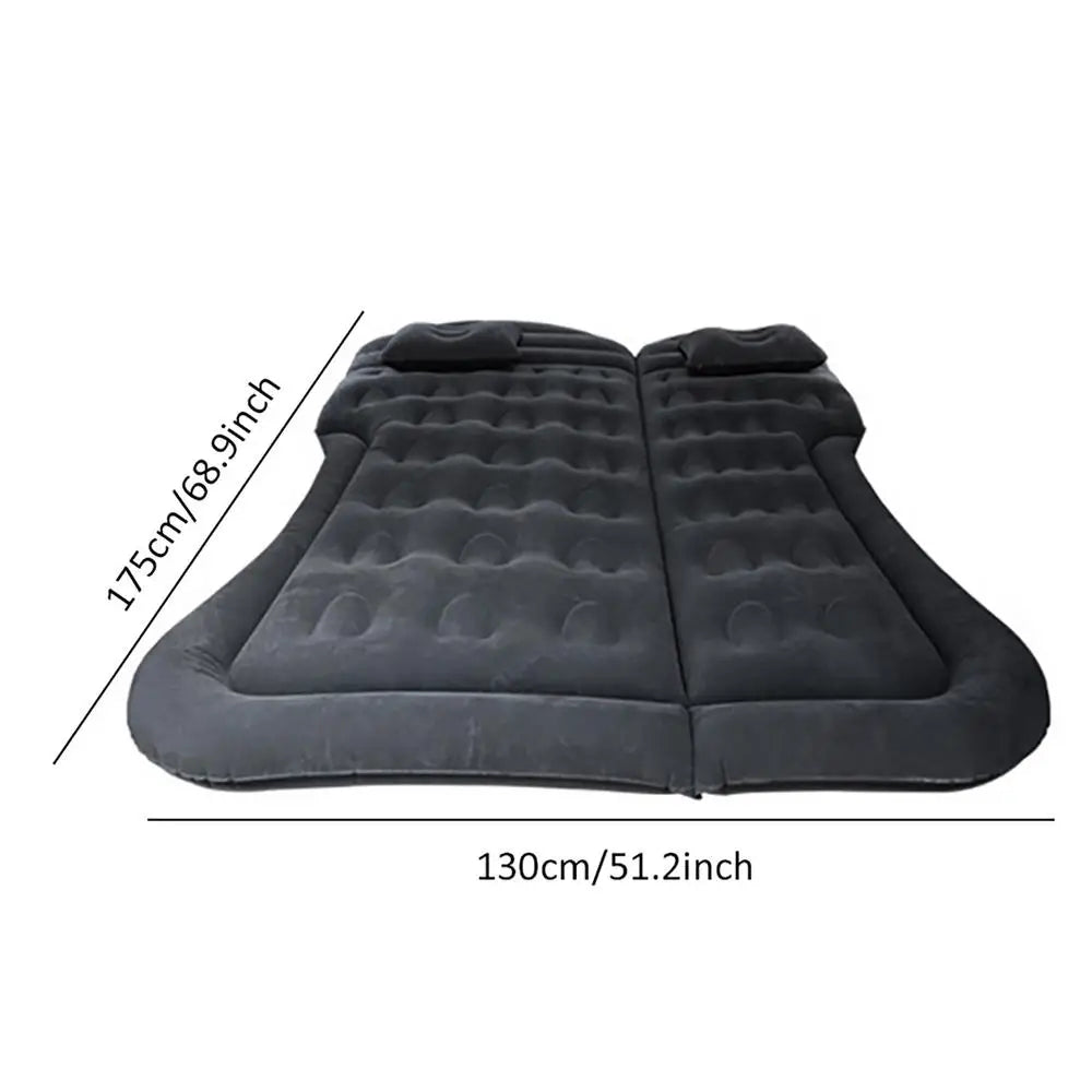 Car Inflatable Sofa Air Inflatable Travel Mattress Universal For Back Seat Multi Functional Sofa Pillow Outdoor Camping Mat - Delicate Leather