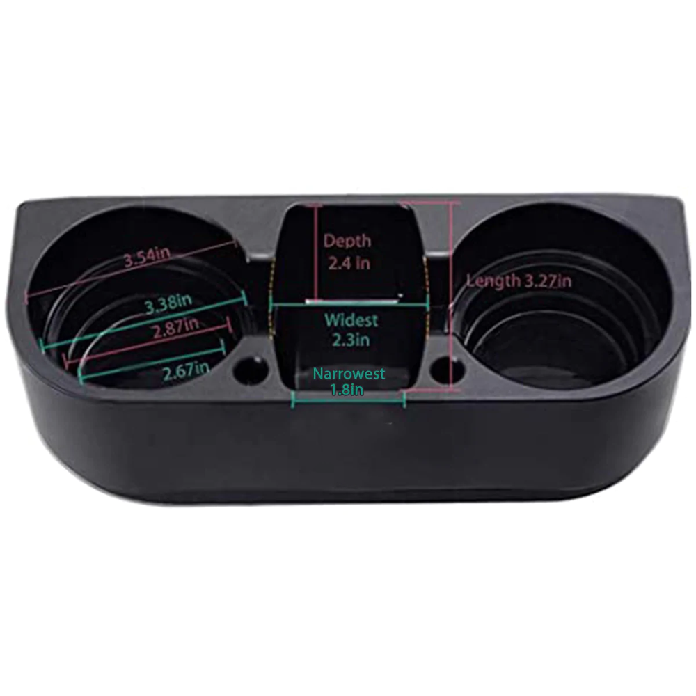 Cup Holder Portable Multifunction Vehicle Seat Cup Cell Phone Drinks Holder Box Car Interior Organizer, Custom-Fit For Car, Car Accessories DLWQ231 - Delicate Leather