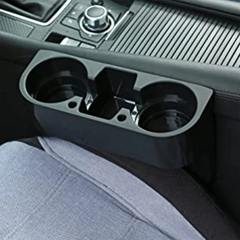 Cup Holder Portable Multifunction Vehicle Seat Cup Cell Phone Drinks Holder Box Car Interior Organizer, Custom For Your Cars, Car Accessories MC11995 - Delicate Leather