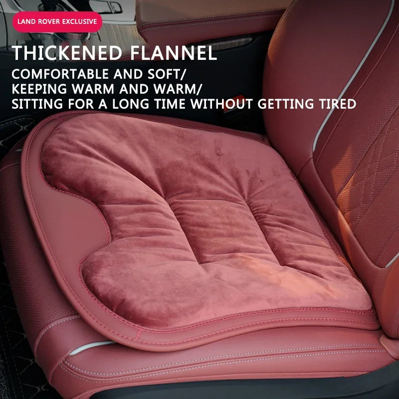 Flannel Car Seat Cover Front Rear Seats Cushion Protector Mat Pad Universal, Custom For Cars, Seat Cushion for Car - Delicate Leather
