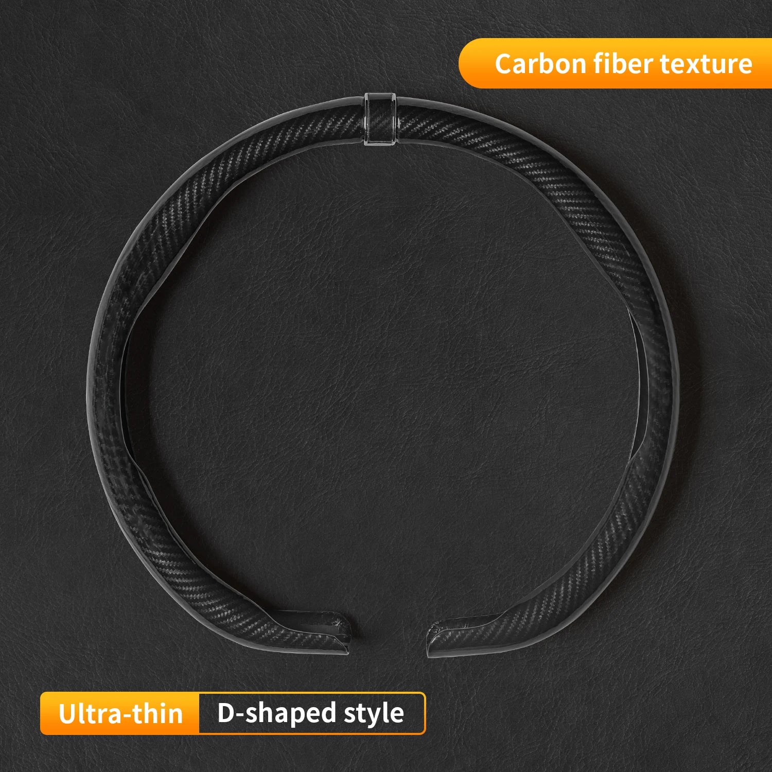 Breathable Steering Wheel Cover – Anti-Slip Universal Car Interior Accessory - Delicate Leather