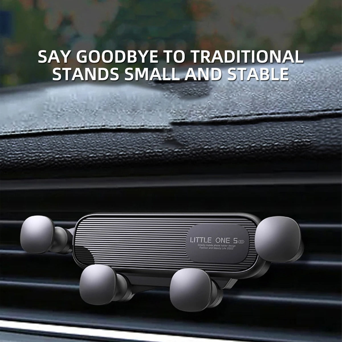 Gravity Car Phone Holder - Universal Shockproof Air Vent Mount for 4.7-7 Inch Smartphones