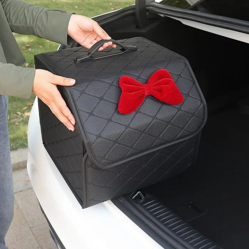 Cute Car Trunk Organizer for Women – Foldable, Versatile & Stylish Storage Solution