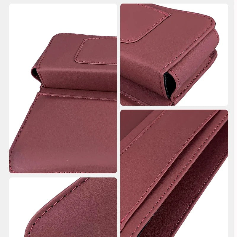 New Leather Car Seat Gap Organizer Console Crevice Filler Side Storage Box Car Interior Storage Pocket - Delicate Leather