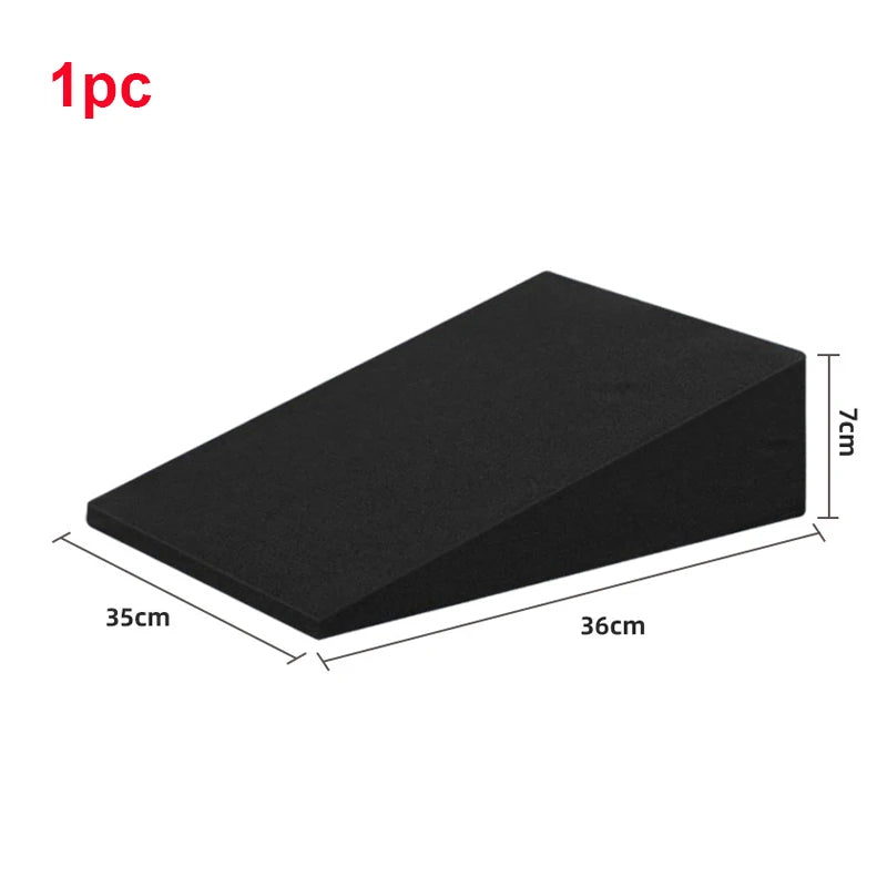 Car Seat Leveling Pad - Memory Foam Seat Cushion for Fatigue Relief and Height Increase - Rear Seat Flattening Pad - Delicate Leather
