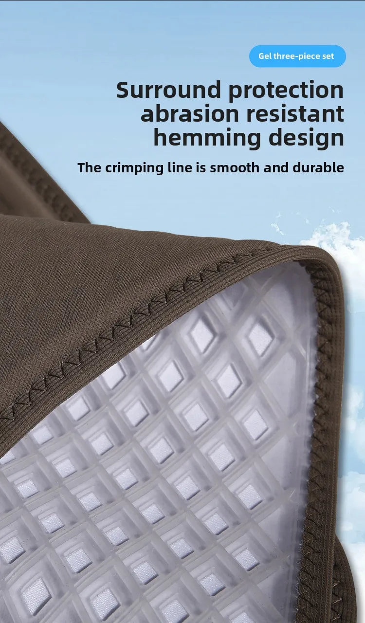 Gel Car Seat Cushion – Breathable Ventilated Non-Slip Universal Seat Pad