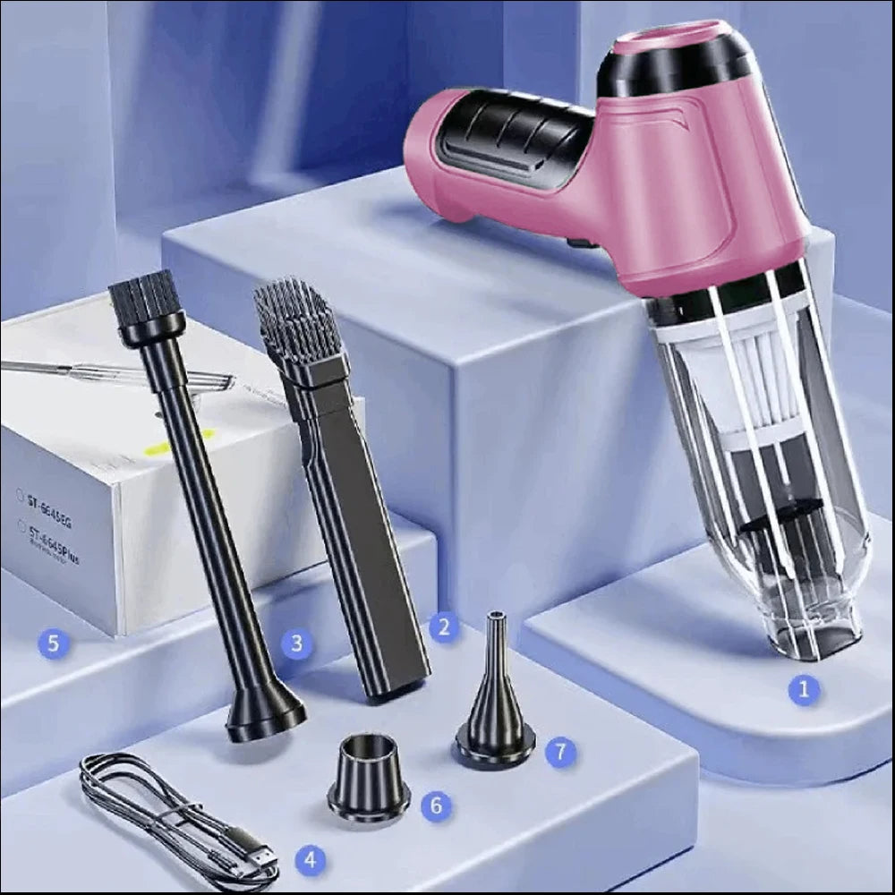 Wireless Powerful Vacuum Cleaner – Portable Handheld Blower for Home & Car Cleaning with Strong Suction (SP7)