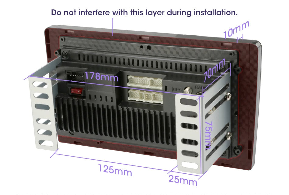 Universal 2Din Android 12 Car Radio – 9"/10" Head Unit with CarPlay, GPS Navigation, and Multimedia 24 - Delicate Leather