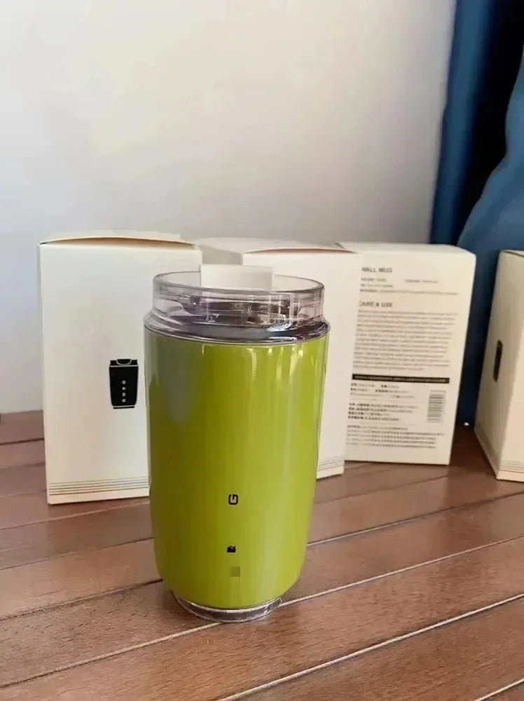 320ml Milky White Stainless Steel Tumbler – Insulated Thermos Cup for Coffee, Water & Travel - Delicate Leather