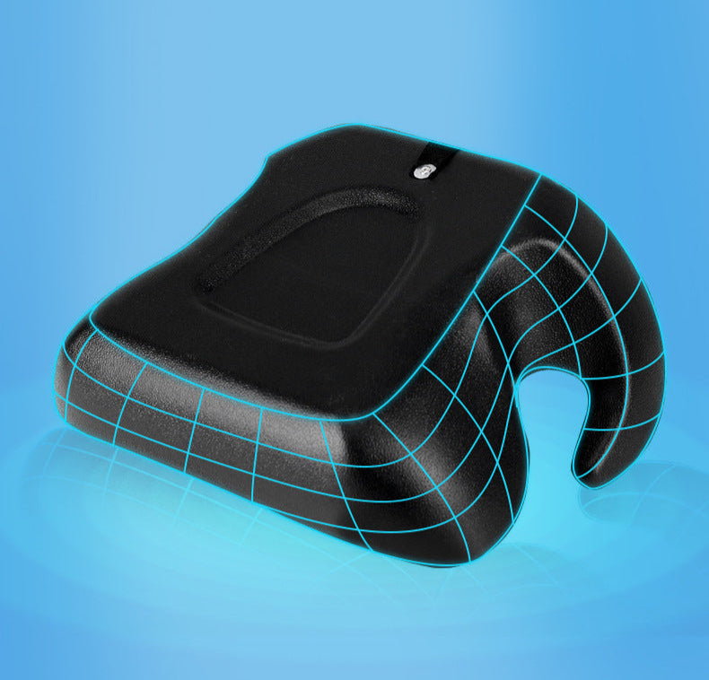 Children's Car Booster Cushion – Portable Safety Seat & Dining Chair Cushion - Delicate Leather