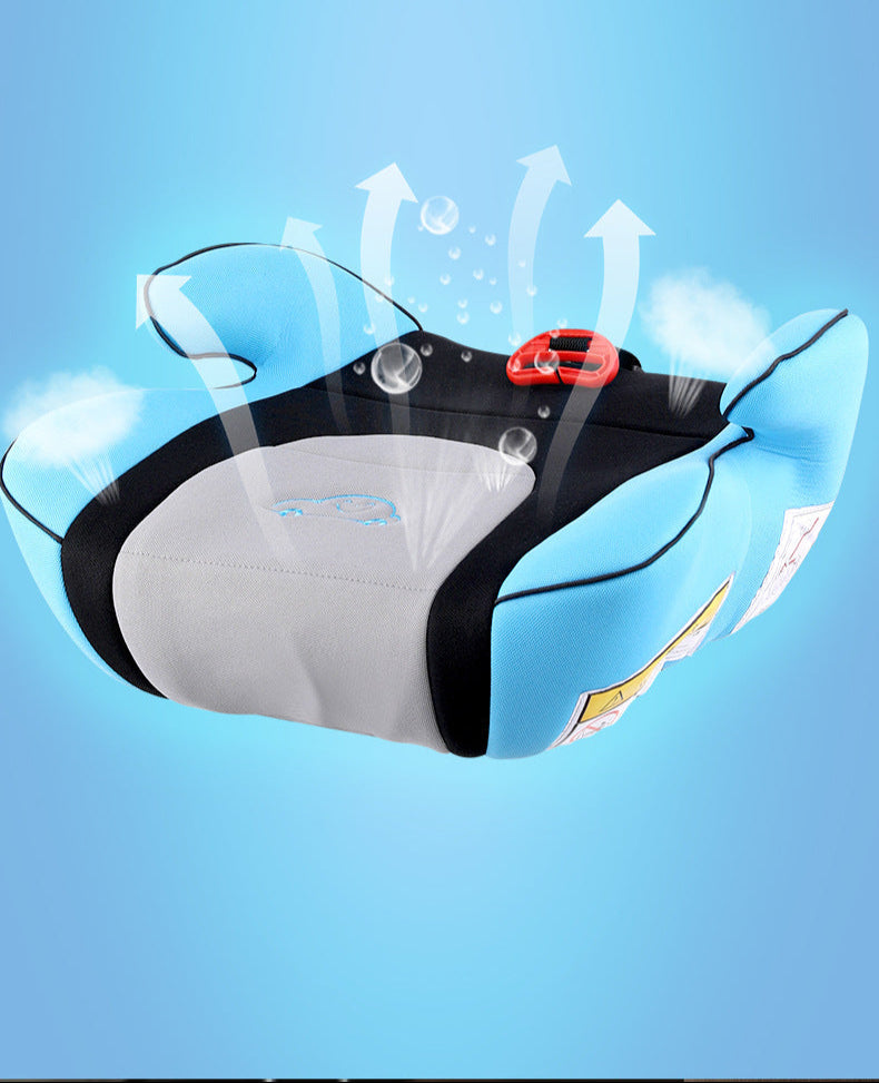 Children's Car Booster Cushion – Portable Safety Seat & Dining Chair Cushion - Delicate Leather