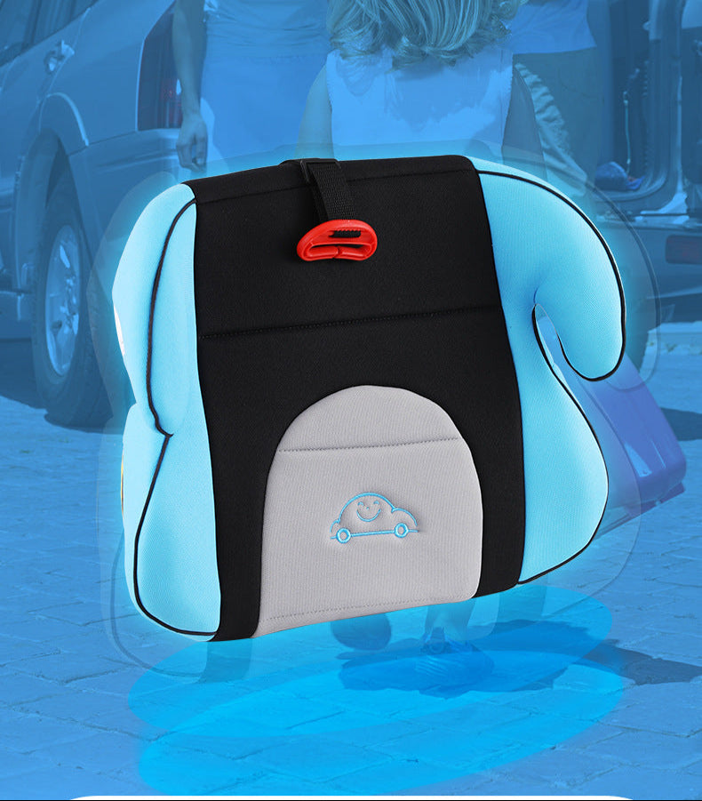 Children's Car Booster Cushion – Portable Safety Seat & Dining Chair Cushion - Delicate Leather