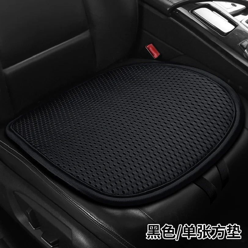 Breathable Memory Foam Car Seat Cushion – Universal All-Season Honeycomb Seat Pad - Delicate Leather